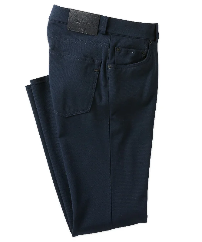 Light-Weight Linen Pants for Summer Days-Flex Jersey 5-Pocket Lounge Pant