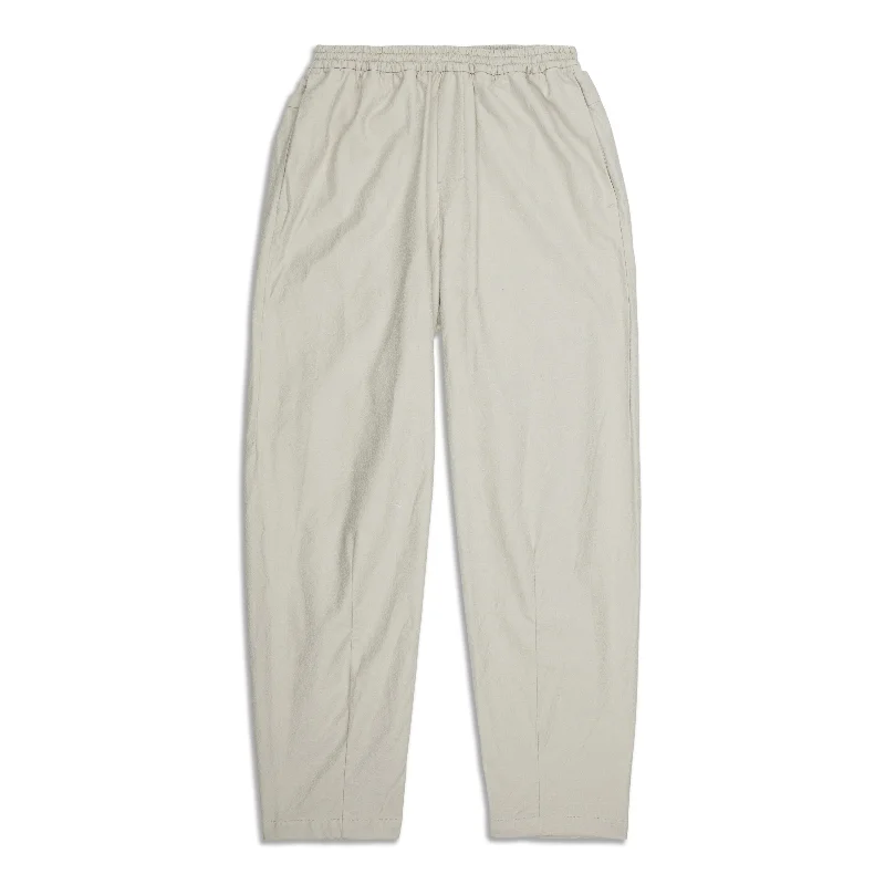 Casual Ribbed Pants for Effortless Styling-lululemon Lab Jacquard Relaxed-Tapered Pant 27"L - Resale