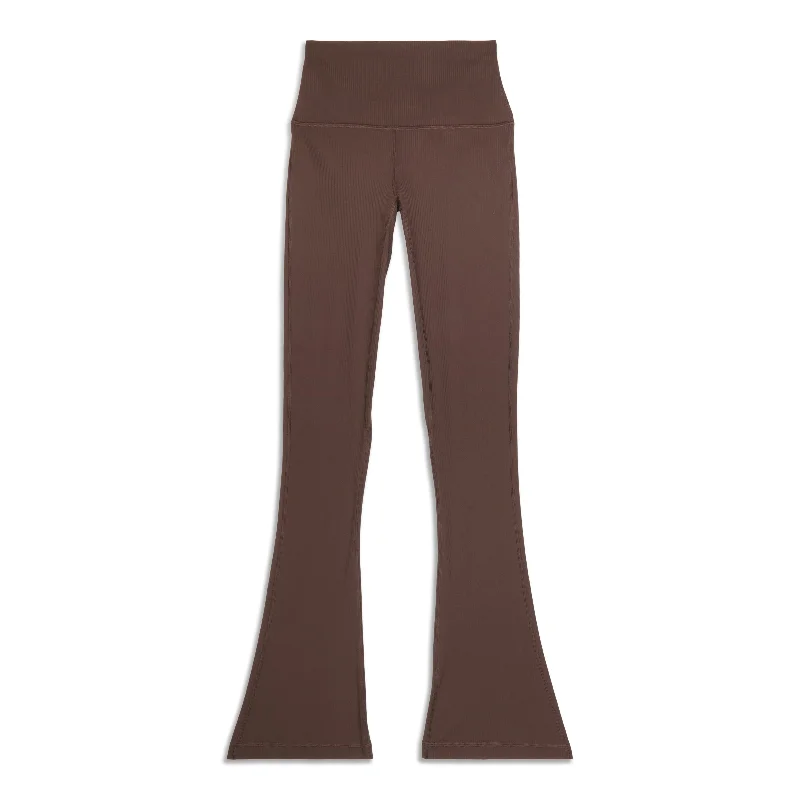 Stylish Drawstring Pants for Easy Comfort-lululemon Align™ High-Rise Ribbed Mini-Flare Pant - Resale