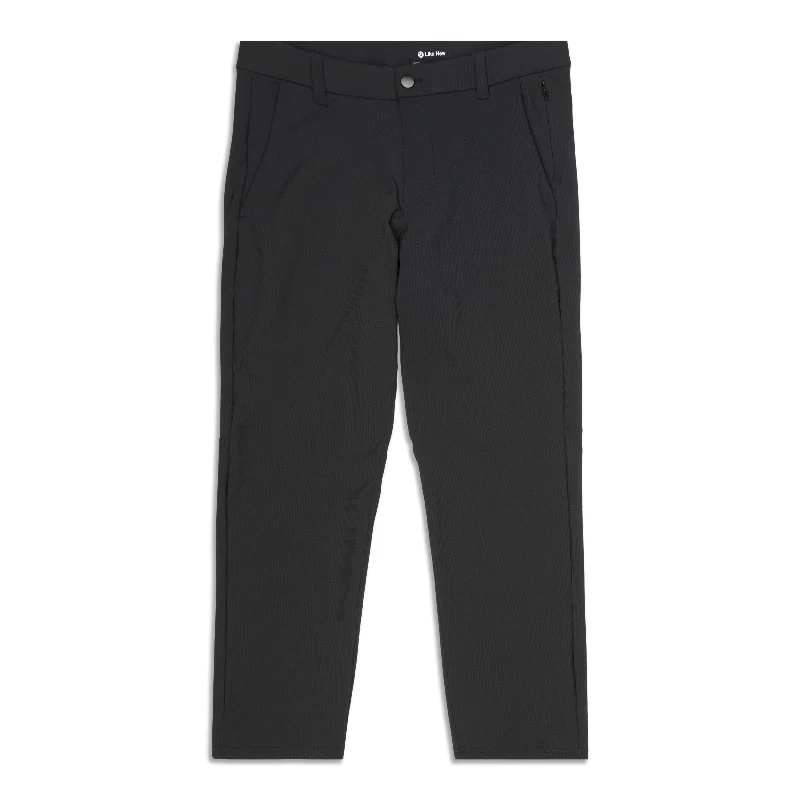 Easy-Care Wrinkle-Resistant Pants for Busy Days-Commission Slim-Fit Wool-Blend Pant - Resale