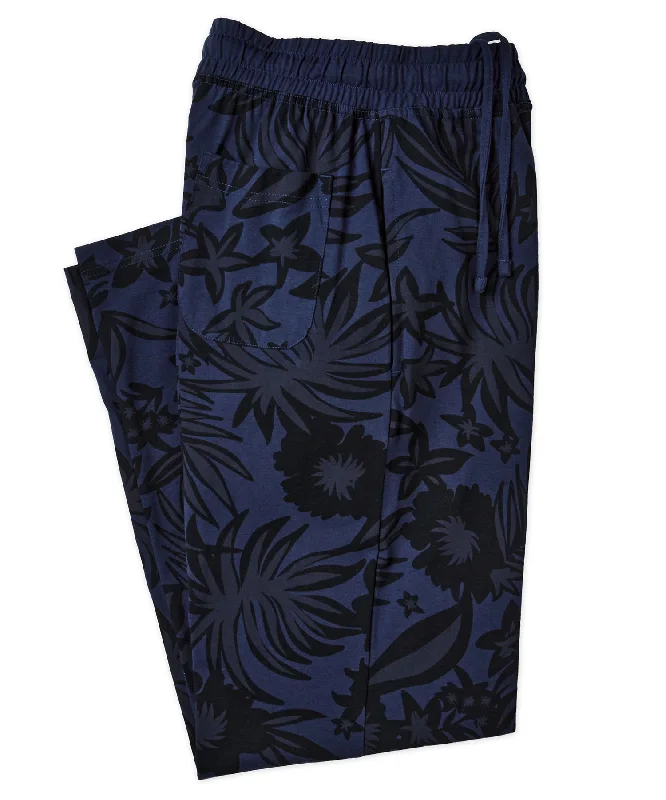 Classic Straight-Leg Pants for Timeless Style-Tonic Tropical Leaf Print Pant