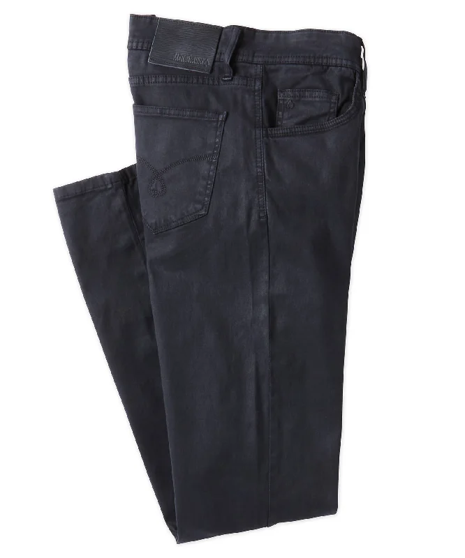 Trendy Jogger Pants for Casual Outfits-Jack of Spades Brushed Sateen 5-Pocket Pant