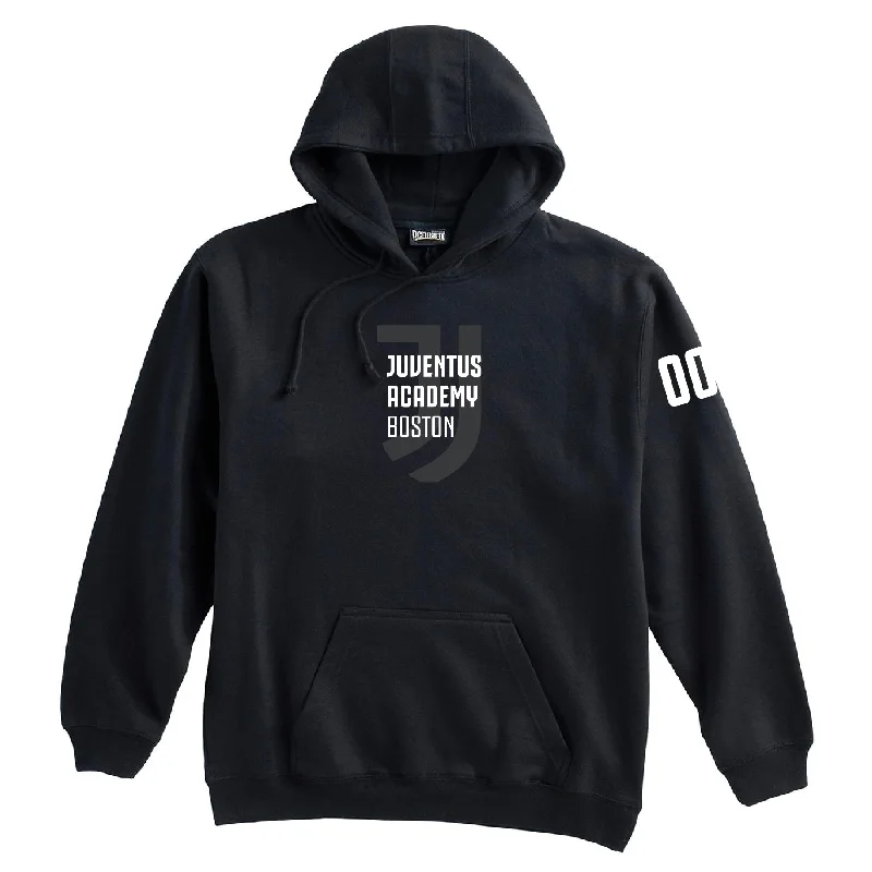 Soft Hoodie for Home Comfort-JAB Central - Supporters Pennant Super 10 Hoodie Black