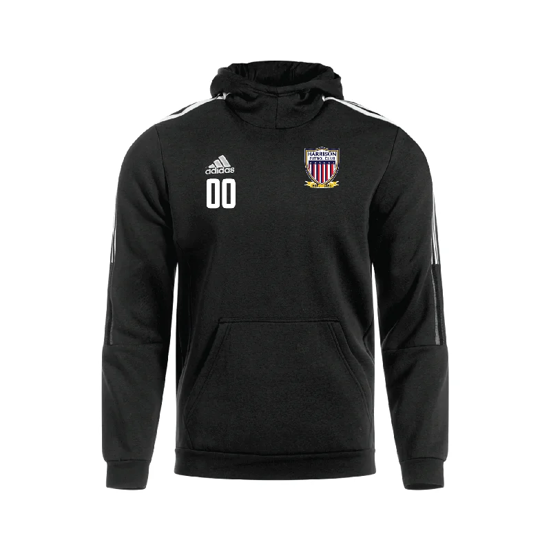 Trendy Streetwear Hoodie for Cool Looks-Harrison FC adidas Tiro 21 Hoodie Black