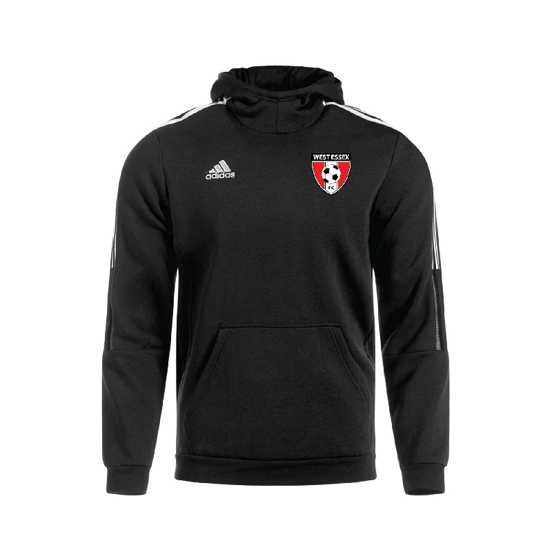 Stylish Hoodie with Pockets for Everyday Wear-West Essex adidas Tiro 21 Hoodie Black